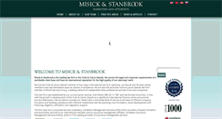 Desktop Screenshot of misickstanbrook.tc