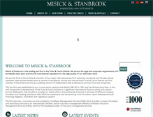 Tablet Screenshot of misickstanbrook.tc
